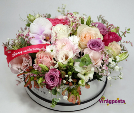 Virágposta - Nyári romantika - Virágbox